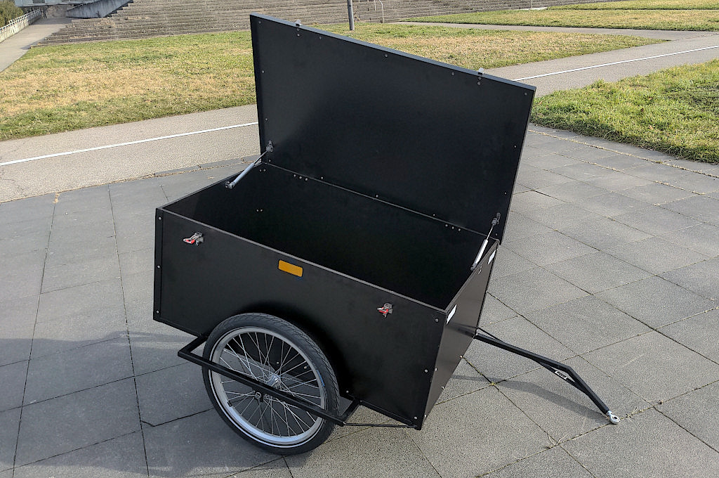 Remorque carriole micro forge remorque vélo cyclo mobilité Caisson L