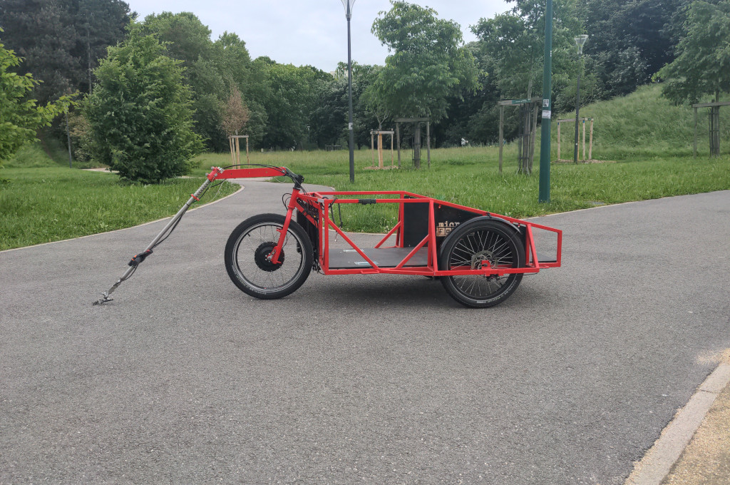 PUMBA remorque 3 roues électrique