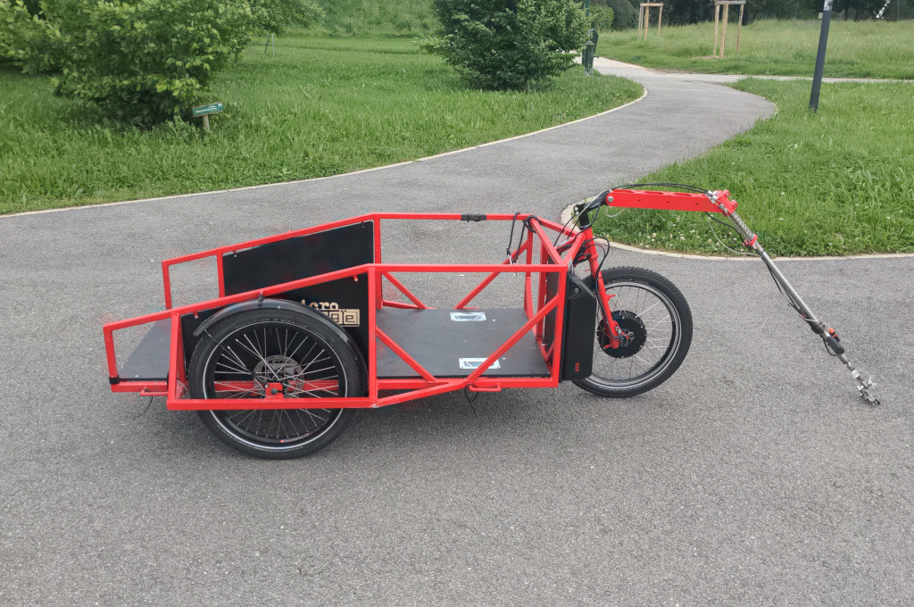 PUMBA remorque 3 roues électrique