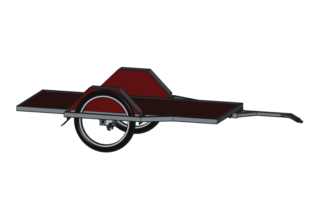 WALDO remorque vélo professionnelle vélo cargo cyclo-mobilité remorque vélo charge 150 kg